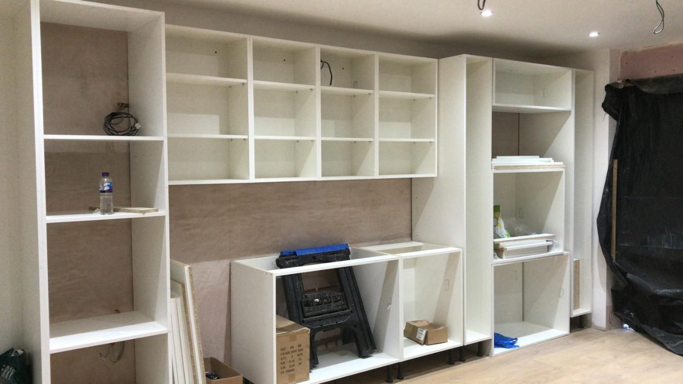 Built-in shelving and cabinetry by Kulwant Carpentry